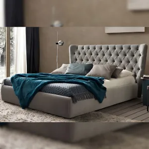 Teal Accent Luxury Bed
