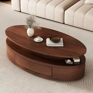 Walnut Curve Table