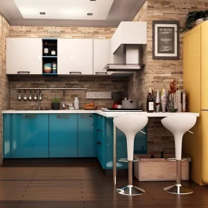 Teal Heritage Kitchen