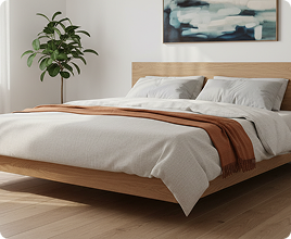 Wooden Bed